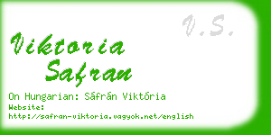 viktoria safran business card
